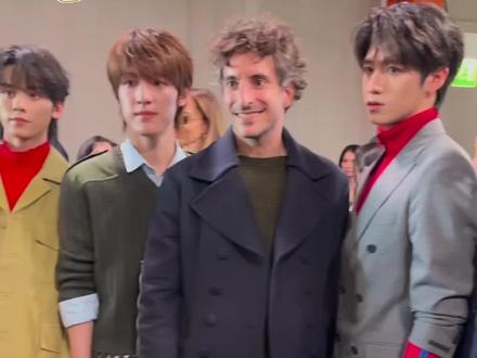 米兰变TOP痛城了 #TOP登陆少年 #朱志鑫 #Prada大秀 #应援 #苏新皓