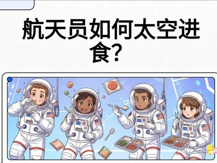 航天员在太空怎么吃饭?失重状态下的进餐方式让人大开眼界! #太空生活 #航天员 #科普知识