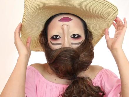 化妆界的天花板?女子高超的易容术,化的“反脸妆”让人捉摸不透 #易容术 #女生化妆 #化妆分享 #神秘妆容