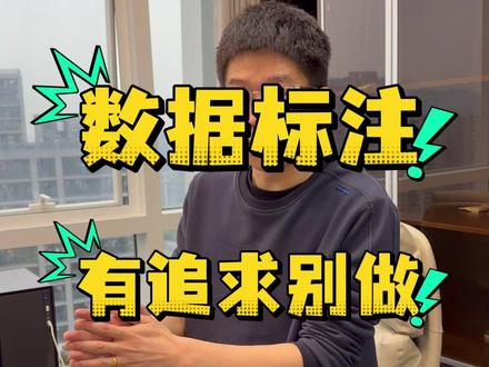 数据标注,有追求别做 #热点 #数据标注 #追求