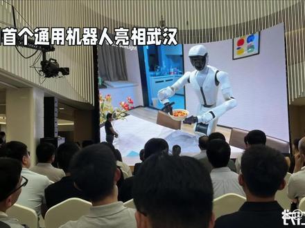 全国首个通用机器人亮相武汉 #通用 #机器人#首发 #武汉光谷 #科技改变生活