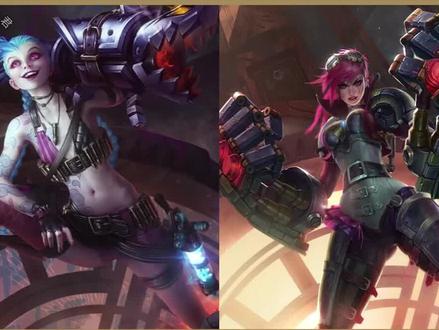 LOL金克丝与蔚的背景故事#金克丝 #游戏 #lol剧情 #抖音小助手