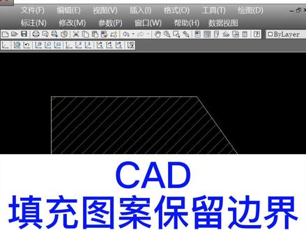 CAD填充图案保留边界#cad教程 #家居设计 #定制家具设计 #橱柜衣柜 #创作灵感 @DOU+小助手