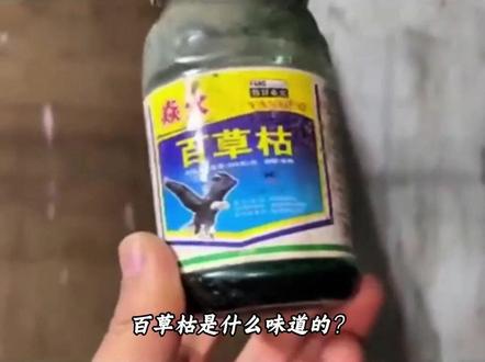百草枯是什么味道的?#科普 #涨知识 #万万想不到 #有趣的知识又增长了