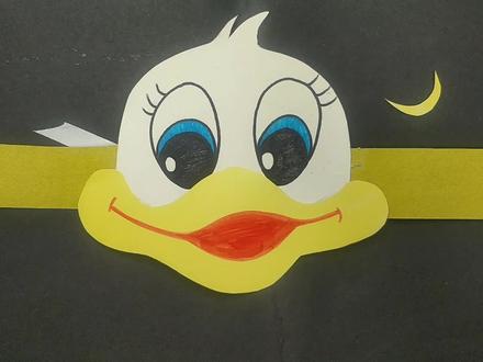 可爱的小鸭子头饰做法分享给大家哦