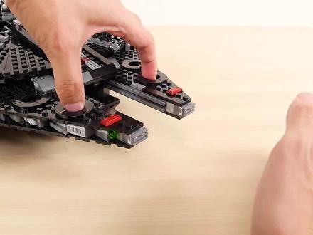 乐高星球大战75389 黑暗千年隼拼搭 #乐高