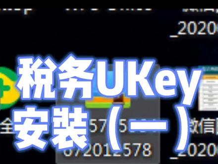 #会计实操 #会计 新版税务UKey安装(一)。