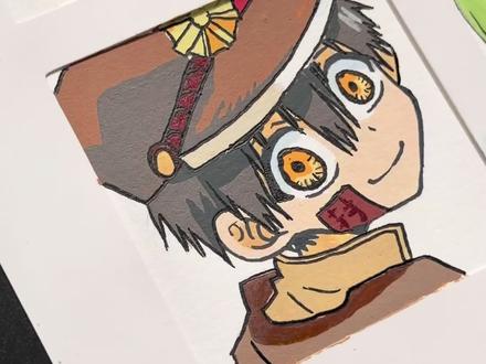 地缚九宫格还剩下最后一个,画谁呢?#梅森尼斯丙烯马克笔 #梅森尼斯Masonnice #地缚少年花子君 #九宫格绘画 #绘画过程