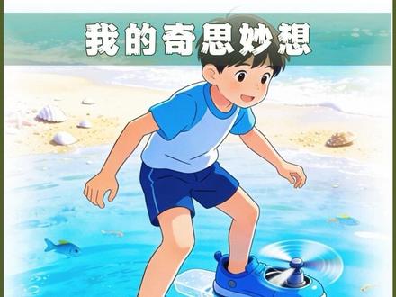 四下《我的奇思妙想🛼》怎么写好?写作思路及范文📝#小学作文 #小学语文