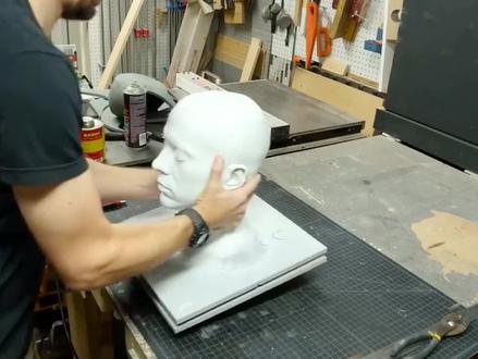 手工制做,蝙蝠侠头盔