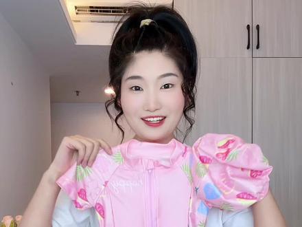 【送帽子+安全裤】夏季女童连体泳衣