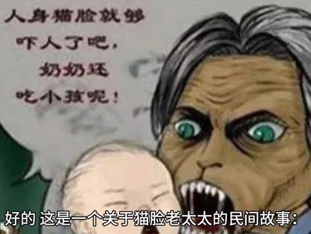 不一样的猫脸老太太