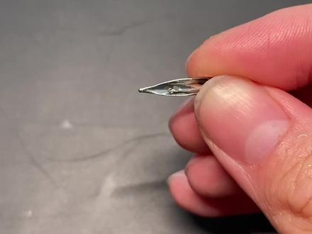 钢笔-英雄616,笔尖没开中缝!#钢笔 #英雄 #钢尖