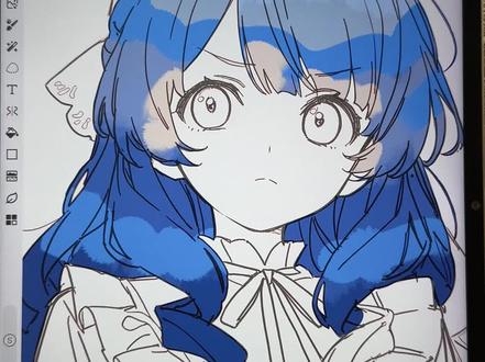 揉擦笔刷调试--涂抹工具制作教程 #插画 #笔刷 #画世界Pro #零基础学画画 #跟着抖音学画画