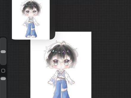 对不起撒老师
#老鼠干 #procreate