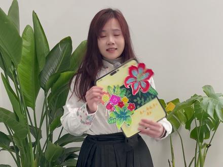 把春天 “装” 进手机里!女神节送妈妈的立体花束画 妈妈看到直接泪目😭#妇女节送自己一束花 #创意儿童画 #画画 #绘画 #南京行知美育