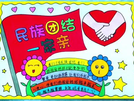 简单漂亮好看的小学生民族团结手抄报模板#民族团结手抄报 #民族团结一家亲手抄报 #民族团结一家亲 #小学生手抄报 #手抄报模板