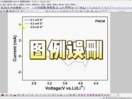 图例误删 图例误删,怎么办?重新画真的太浪费时间了,教你三种方法轻松解决。#科普 #涨知识 #实验 #Origin #绘图