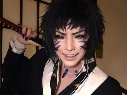 后期换头过程来了!双手奉上教程🤲 #cos #鬼灭之刃 #p图教程 #修图