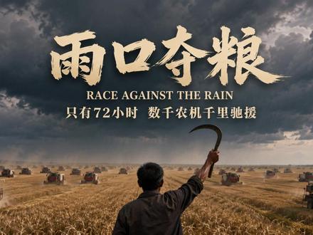 数万收割机齐出,驰援襄阳抢收百万亩小麦,老外看不懂了! #襄阳 #抢收小麦 #颗粒归仓 #收割机跨区作业