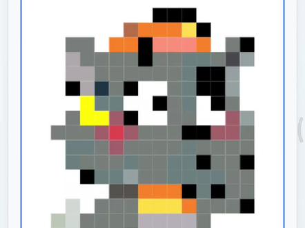 灰太狼拼豆图纸 #拼豆 #拼豆图纸 #拼豆的神 操作好简单,图纸好高清