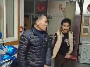 红拳实战演习,摸手套纭手,打便天下无敌💪兴平红拳传人,范老虎指点迷津………