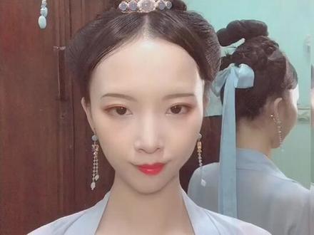 那个说假发挂不牢的小可爱在哪~我给你发了详细方法~#汉服 #发型 #灵蛇髻 #教程