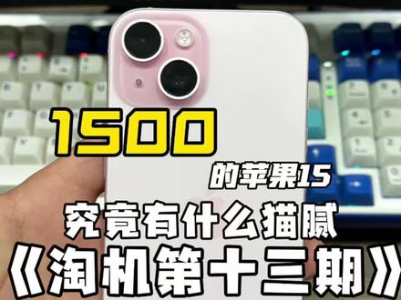 咸鱼捡漏,15张的苹果15 #咸鱼淘机 #淘机 #苹果手机