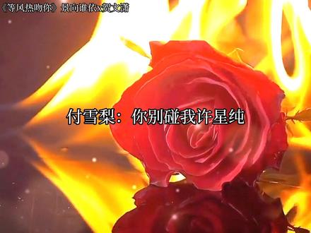许星纯可一点都不纯
#等风热吻你 #广播剧推荐 #景向谁依
