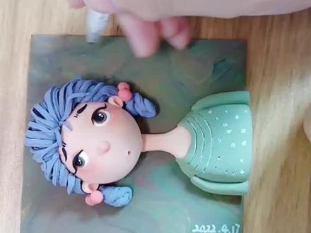 你们想要的小麦子教程来啦#超轻粘土 #手工制作