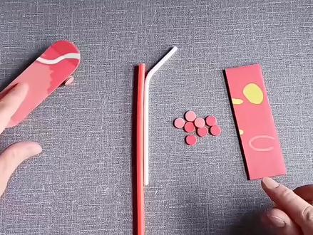 纸板dIy:可以滑动的迷你滑板。