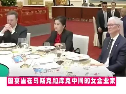 坐在马斯克和库克中间的女企业家是谁? 重点介绍一下,湖南女企业家#天下湘商 #湖南人 #寻湘情