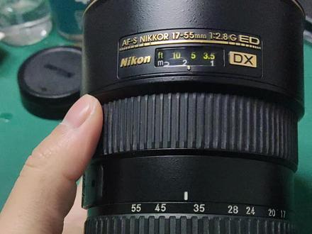 尼康17-55F2.8镜头清霉#相机镜头维修