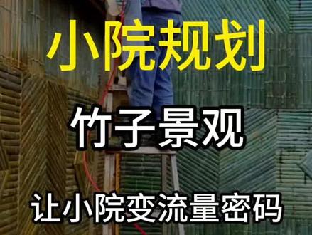 小院低成本用毛竹打造围栏、多肉景观、风铃、彩色竹子等景观,实用又好看。#宏景文旅 #规划设计 #小院规划 #农庄规划 #上热门