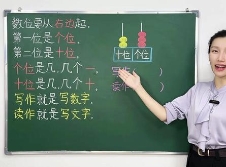 一年级数学认识数位,个位和十位,家长帮孩子收好,记住万能口诀,幼升小不焦虑!#小学 #一年级 #幼小衔接 #小学数学 #数学