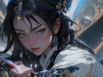“走千万里路,打百万次拳,只为和那个心上的姑娘说一句,我喜欢你。”#陈平安 #宁姚 #剑来 #小说 #ai绘画