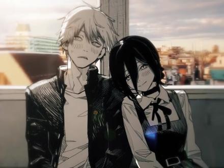 “电车 恋爱 电锯” #电次 #蕾塞 #电锯人 #动态壁纸