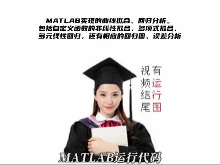 MATLAB实现的曲线拟合、回归分析。包括自定义函数的非线性拟合、 #Matlab