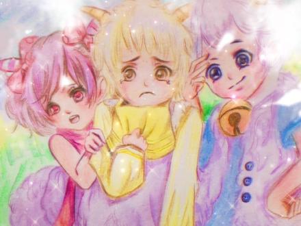 爸爸画的羊和我画的羊#动漫手绘 #喜羊羊与灰太狼 #喜羊羊拟人 #q版动漫人物