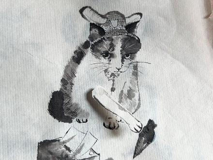 我的小猫蒸蚌!!给各位网瘾小的网友指路原小猫@超级无敌大开门 #萝卜纸巾猫咪 #日常瞎画 #真棒小猫 #手绘