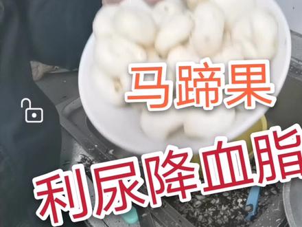 预防流行病,多吃点马蹄果!