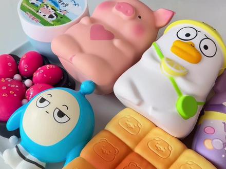 听说冰冻捏捏加史莱姆很好玩,我也来试试 #解压#捏捏#捏捏乐#史莱姆#冻捏捏