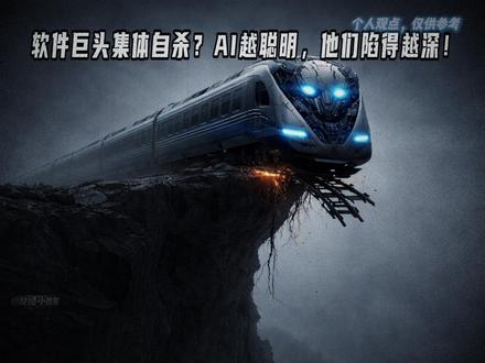 软件巨头集体自杀?AI越聪明,他们陷得越深! #全球创作者计划 #零基础看懂全球 #硬核深度计划 #认知 #思维