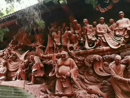 四川锦阳圣水寺拥有一千三百多年历史悠久,罗汉雕像极其精美绝伦,栩栩如生#历史古迹 #圣水寺#愿众生平安吉祥 @抖音小助手