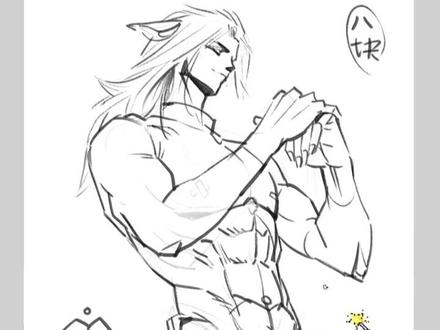 第三集丨人体绘画干货:肌肉画法提升画面感 (原图来自粉丝)#绘画#绘画教程#绘画干货#人体结构#零基础学画画