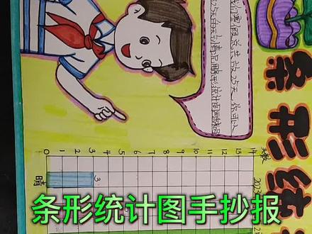 #条形统计图 #条形统计图四年级 #条形统计图手抄报