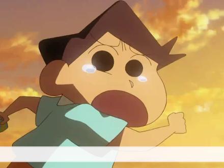 风间追着火车送别小新时 而火车的另一侧还有一段感人的友情 #蜡笔小新 #二次元原创 #我看抖音看动漫