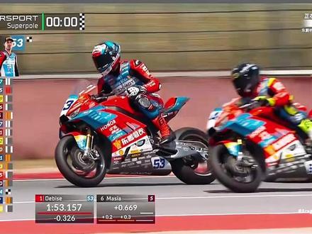 张雪机车WSBK最后发力,获得排位赛第二名 #张雪机车 #WSBK #张雪机车WSBK #张雪机车潍坊店