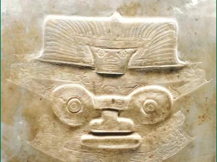 良渚文化玉器《神人兽面纹》精彩细节 #国画艺术#中国美术史