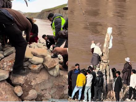 最传统的过河方式#抖音@DOU+小助手